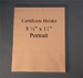 Certificate Holder Wall Mount Flush Mount 8.5x11