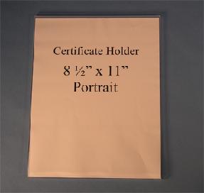 Certificate Holder Wall Mount Flush Mount 4x6