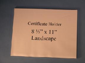 Certificate Holder Wall Mount Flush Mount - Landscape 4x6